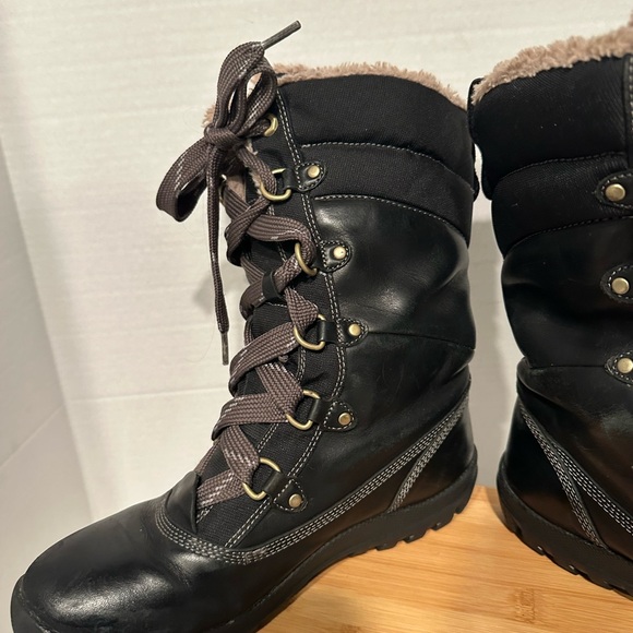 Timberland Mt Hope Mid Women’s Sz 8.5 Insulated Waterproof Black Winter Boots - Picture 9 of 16